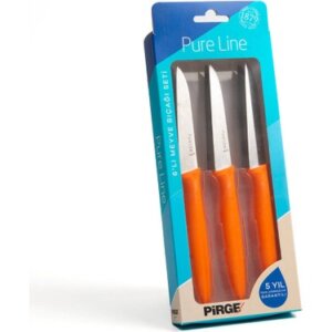 46010-08 PURELINE MEYVE BIÇAĞI SETİ 9 CM TURUNCU